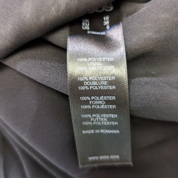 ASOS Leopard Print Half Sleeve Shift Dress sz 6 - Picture 7 of 8